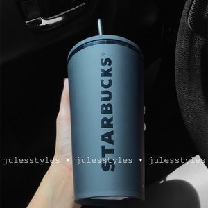 NEW Starbucks Matte Black Tumbler